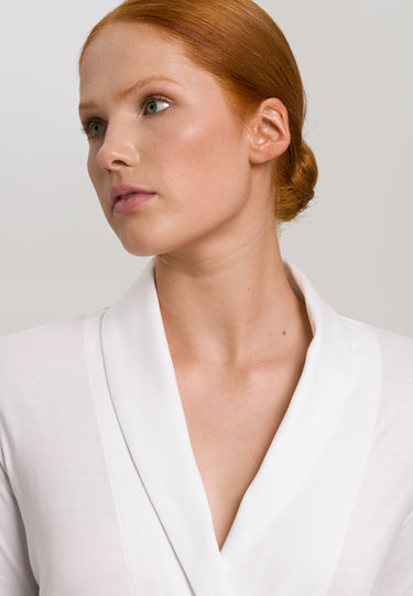 77302 Robe Selection Melange Cotton Robe - 101 White